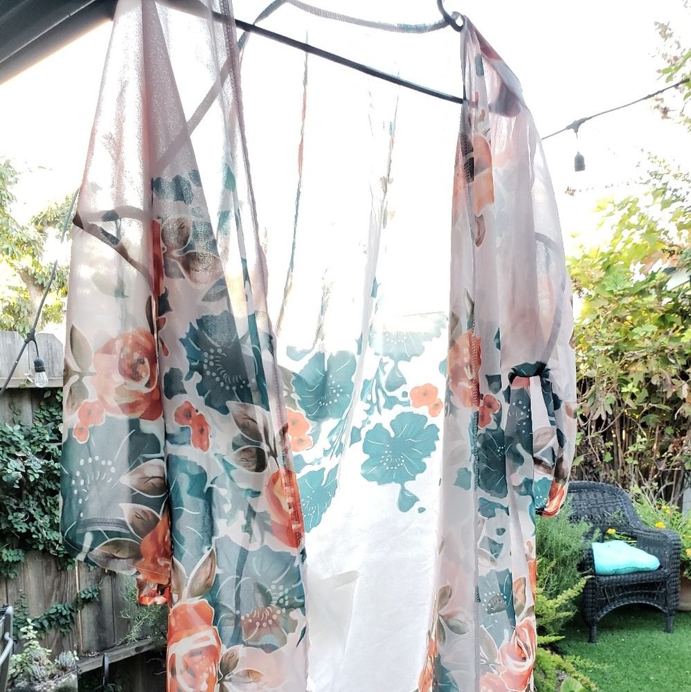 Sheer kimono